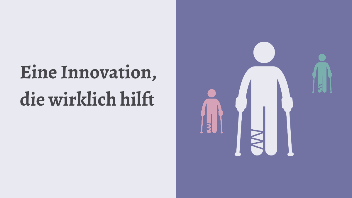 Eine Innovation, die wirklich hilft